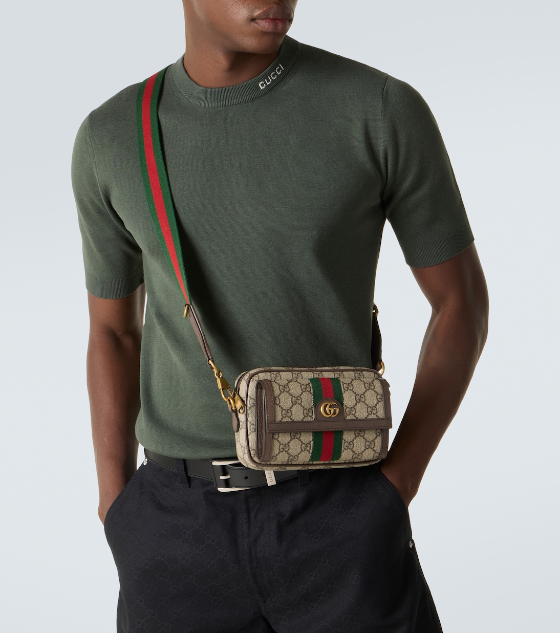 Crossbody Bag Ophidia GG Supreme Mini aus Canvas | Gucci