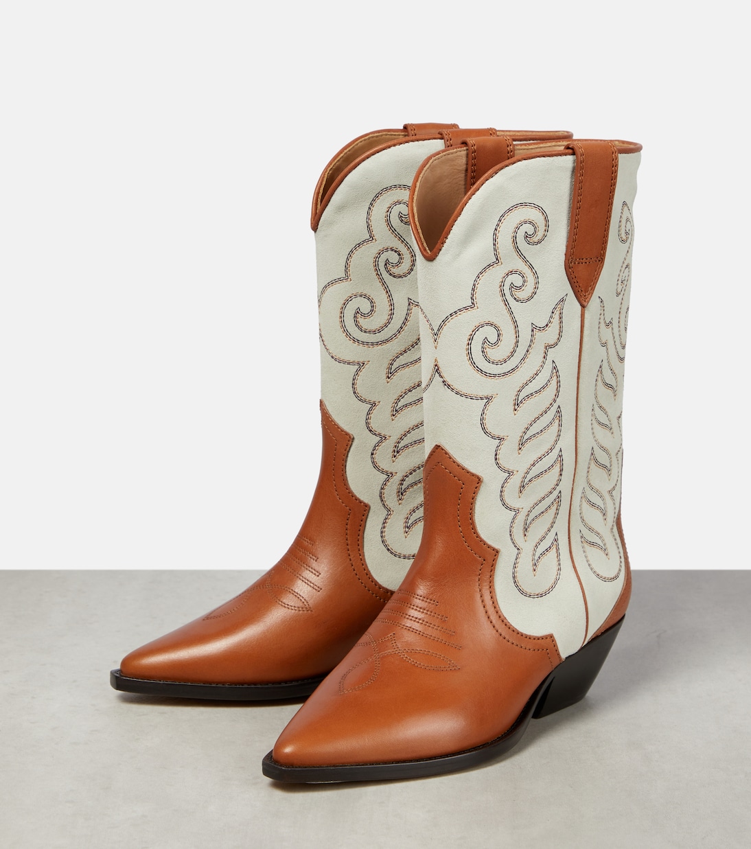 Duerto embroidered leather boots | Isabel Marant
