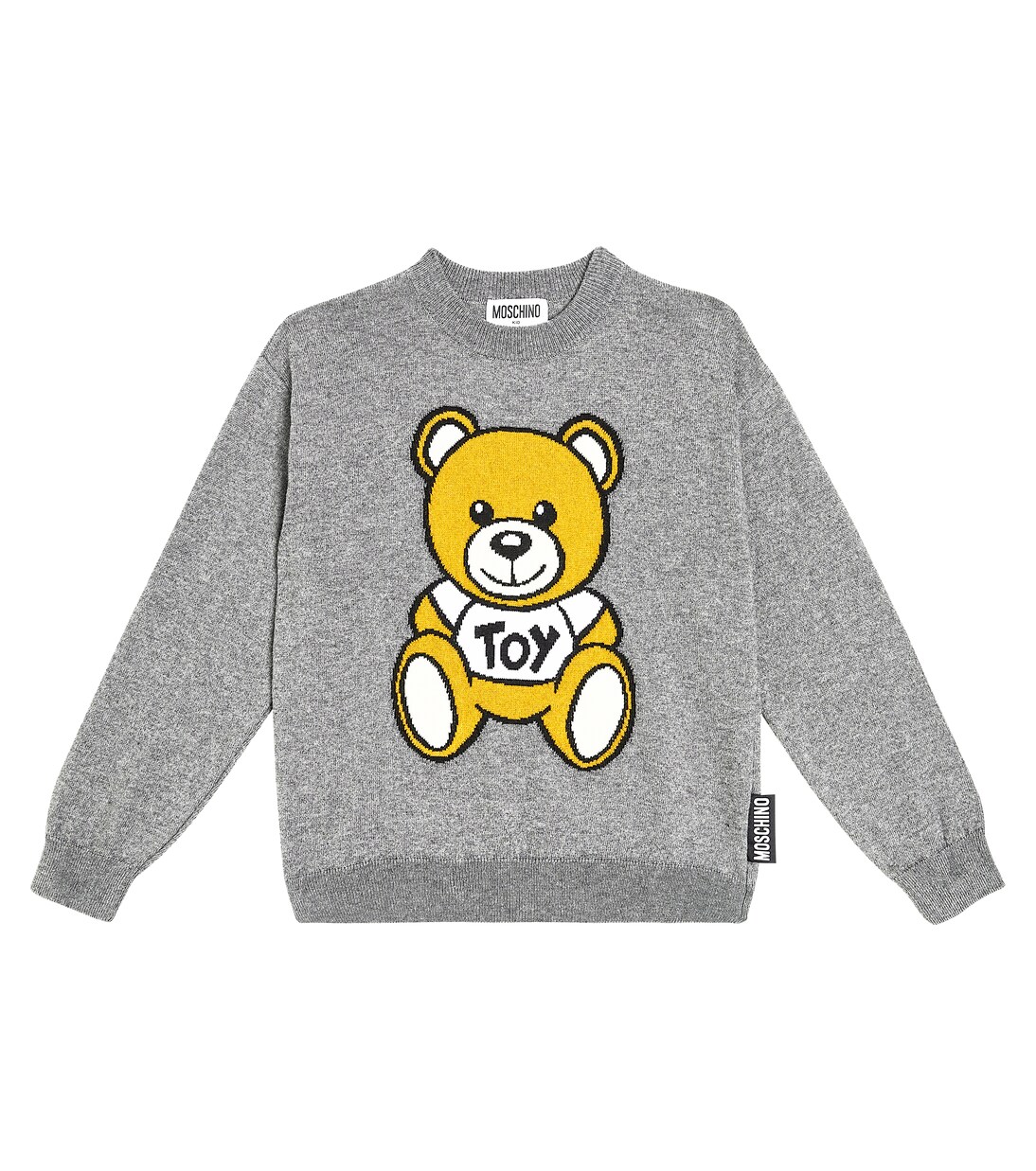 Teddy Bear cotton and wool sweater | Moschino Kids