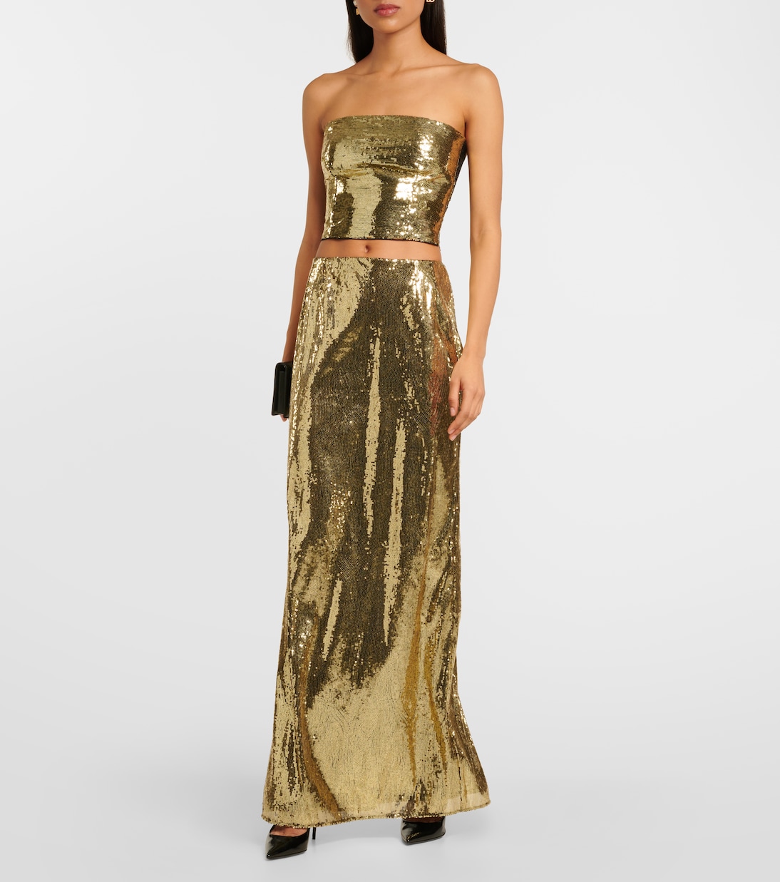 Maxirock mit Pailletten | Dolce&Gabbana