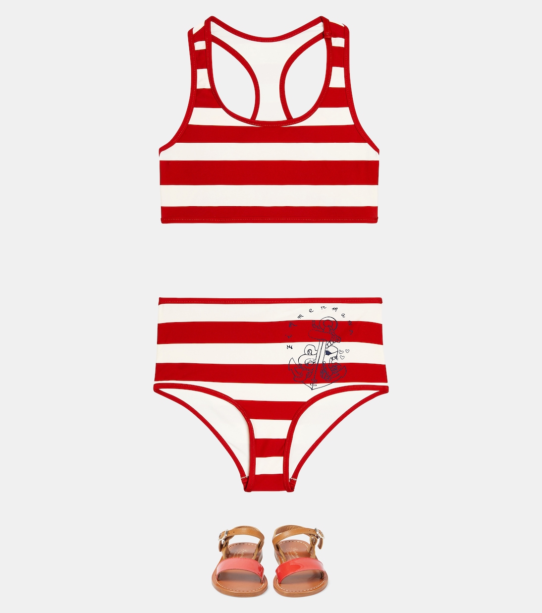 Alight striped bikini  | Zimmermann Kids