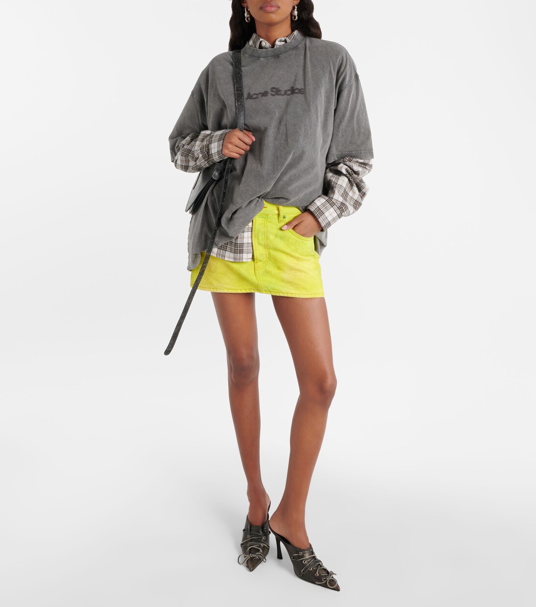 Denim miniskirt | Acne Studios