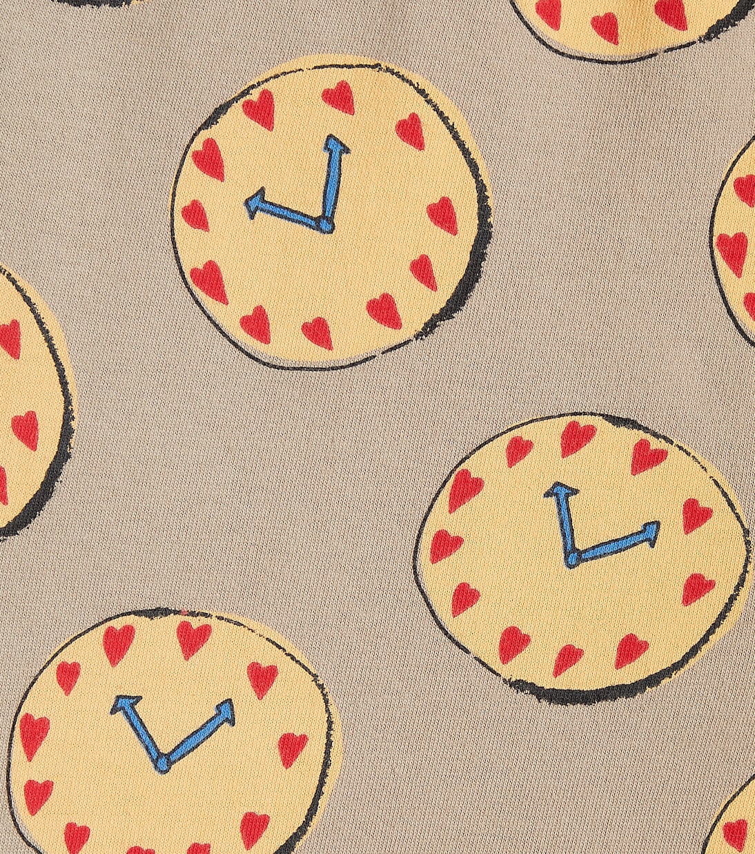 Watch printed cotton sweatpants | Jellymallow