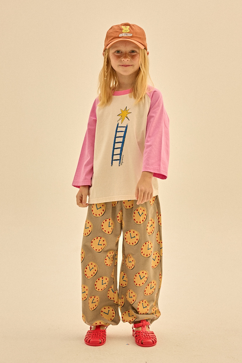 Watch printed cotton sweatpants | Jellymallow