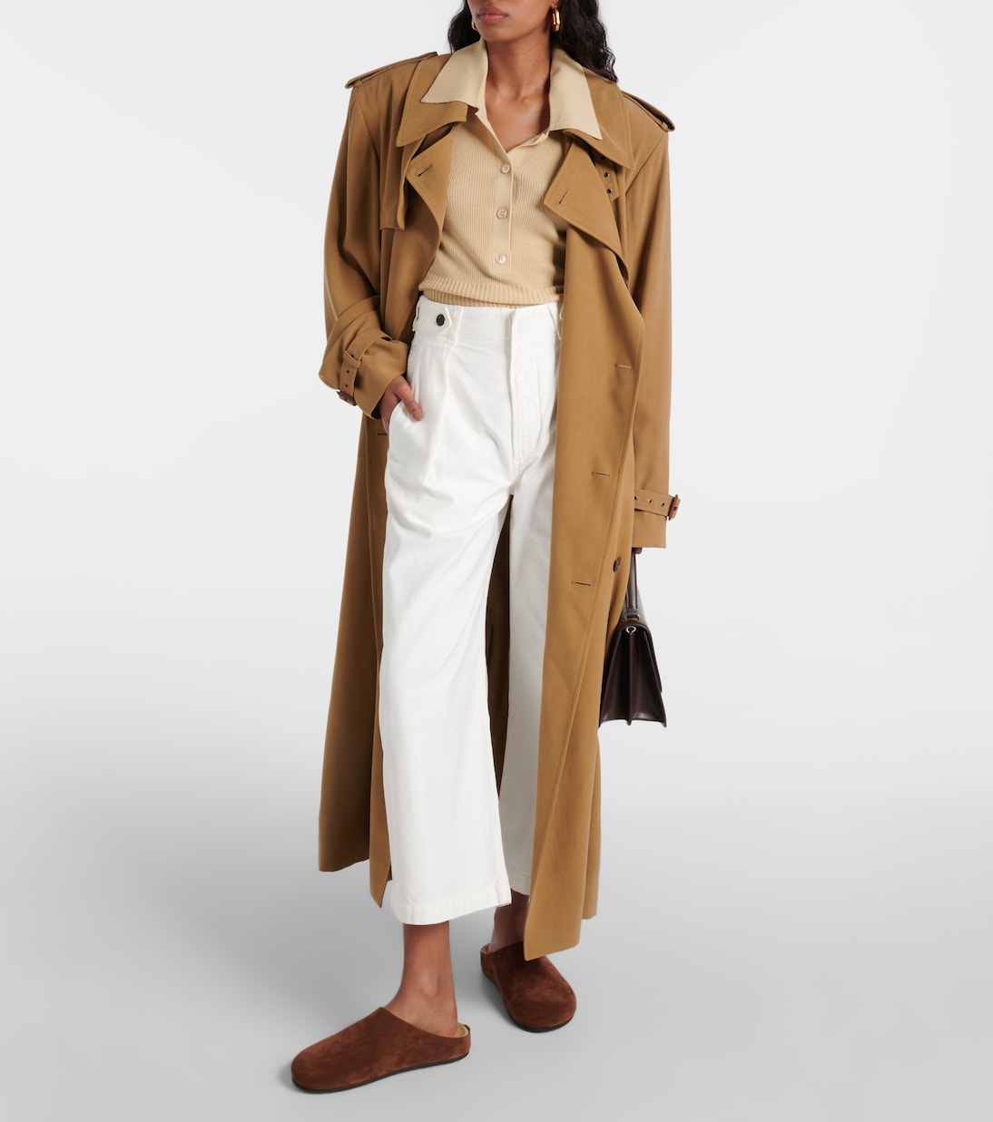 Weite High-Rise-Hose Payton aus Twill | Citizens of Humanity