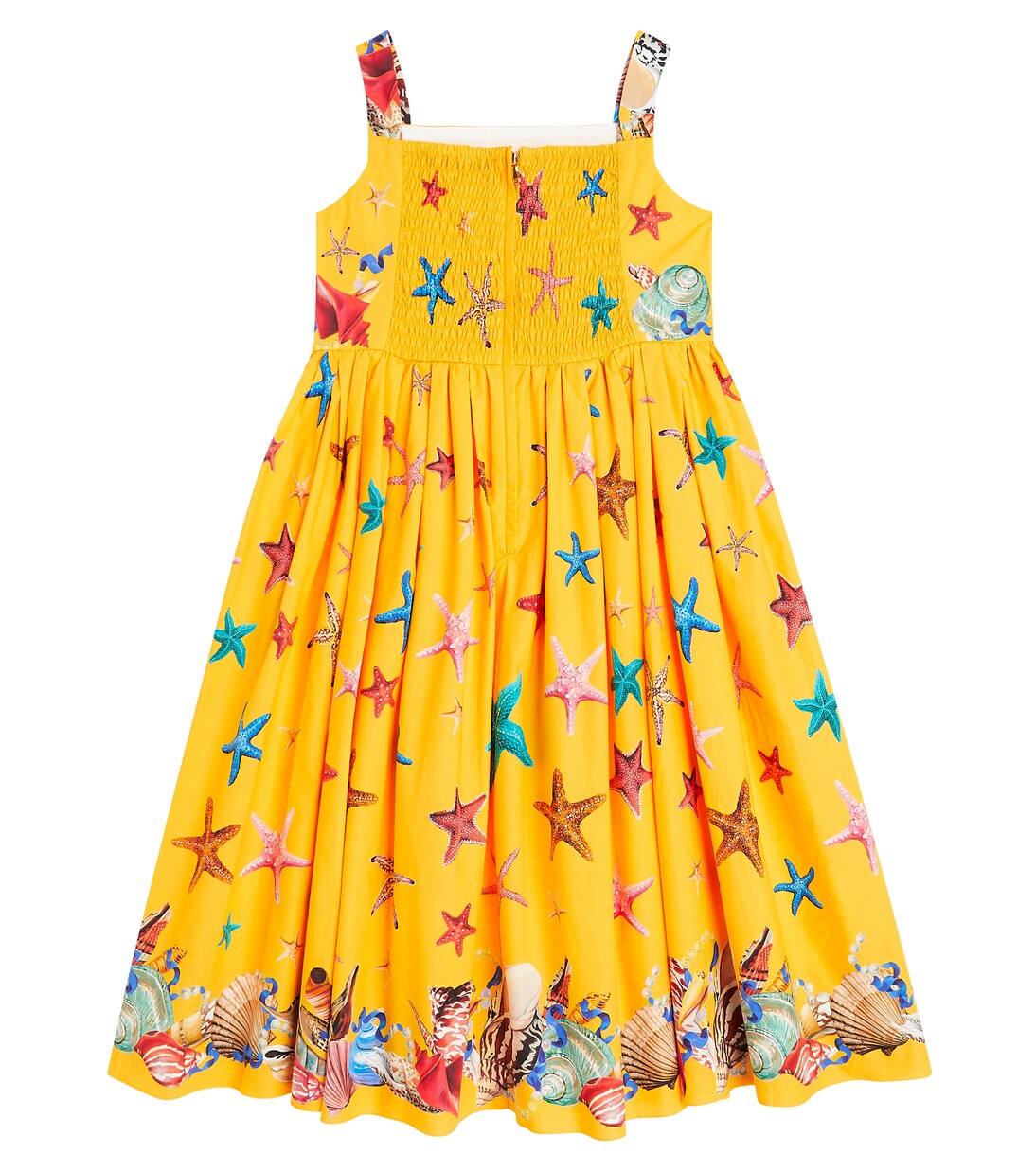 Robe Capri imprimée en coton | Dolce&Gabbana Kids