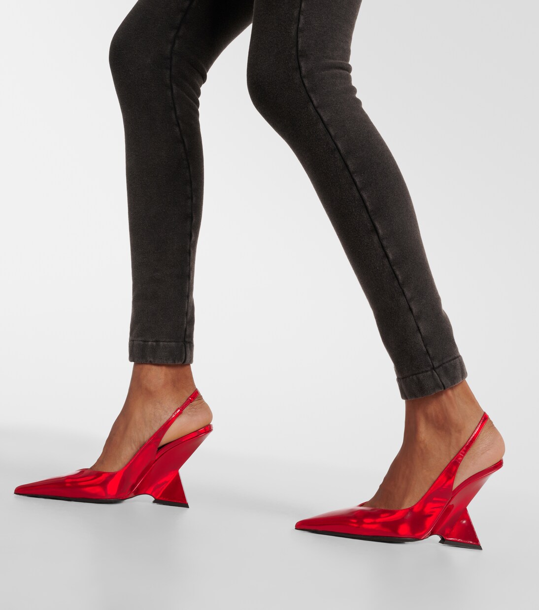 Cheope leather slingback pumps | The Attico