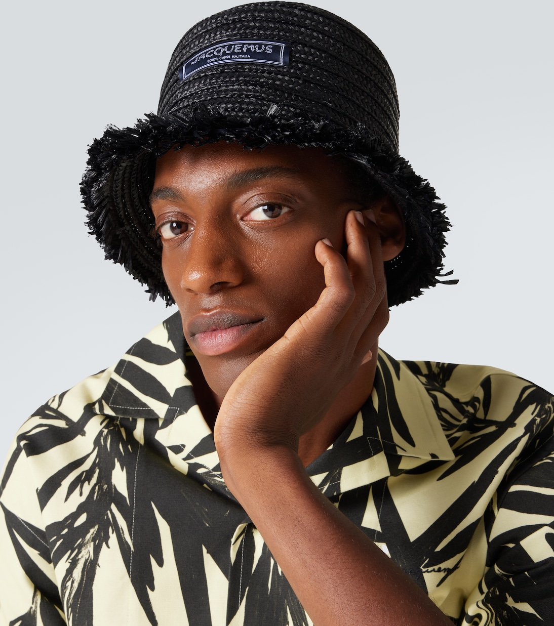 Hut Le Bob Bacino aus Raffiabast | Jacquemus