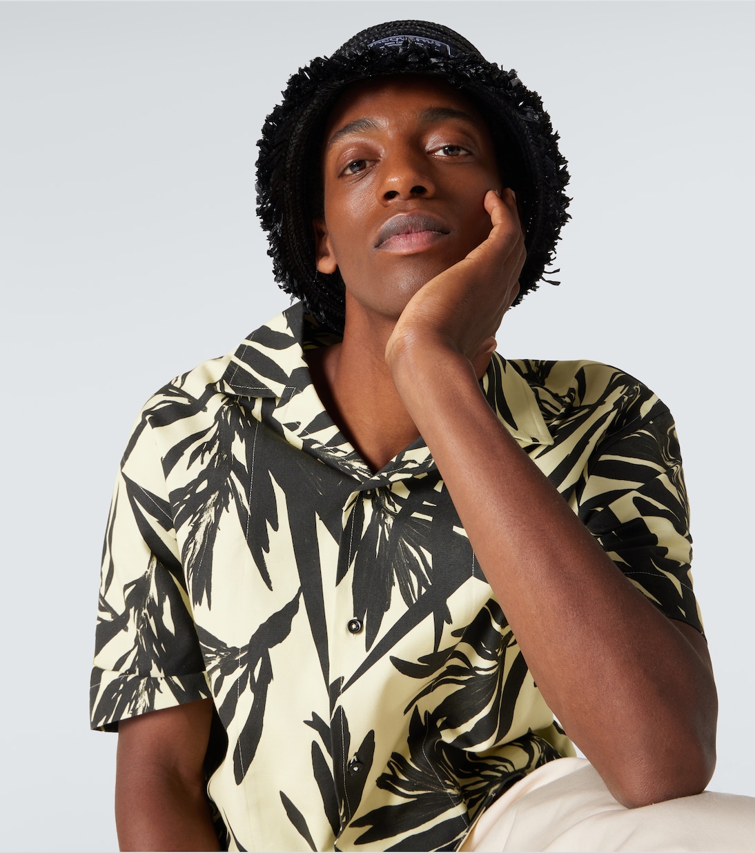 Hut Le Bob Bacino aus Raffiabast | Jacquemus