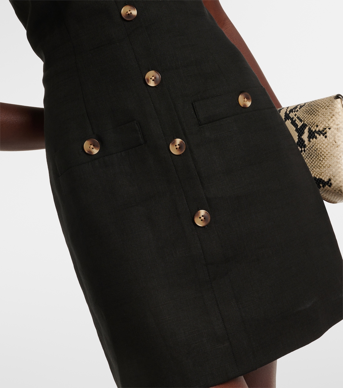 Hemdblusenkleid Roxanne aus einem Leinengemisch | Veronica Beard