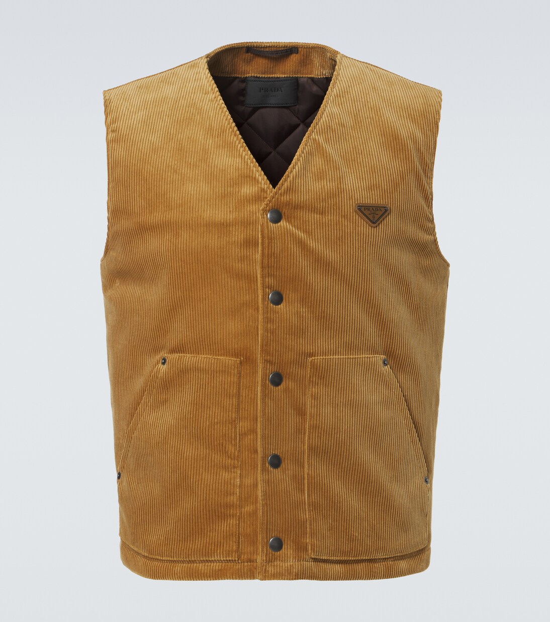 Weste aus Baumwoll-Cord | Prada