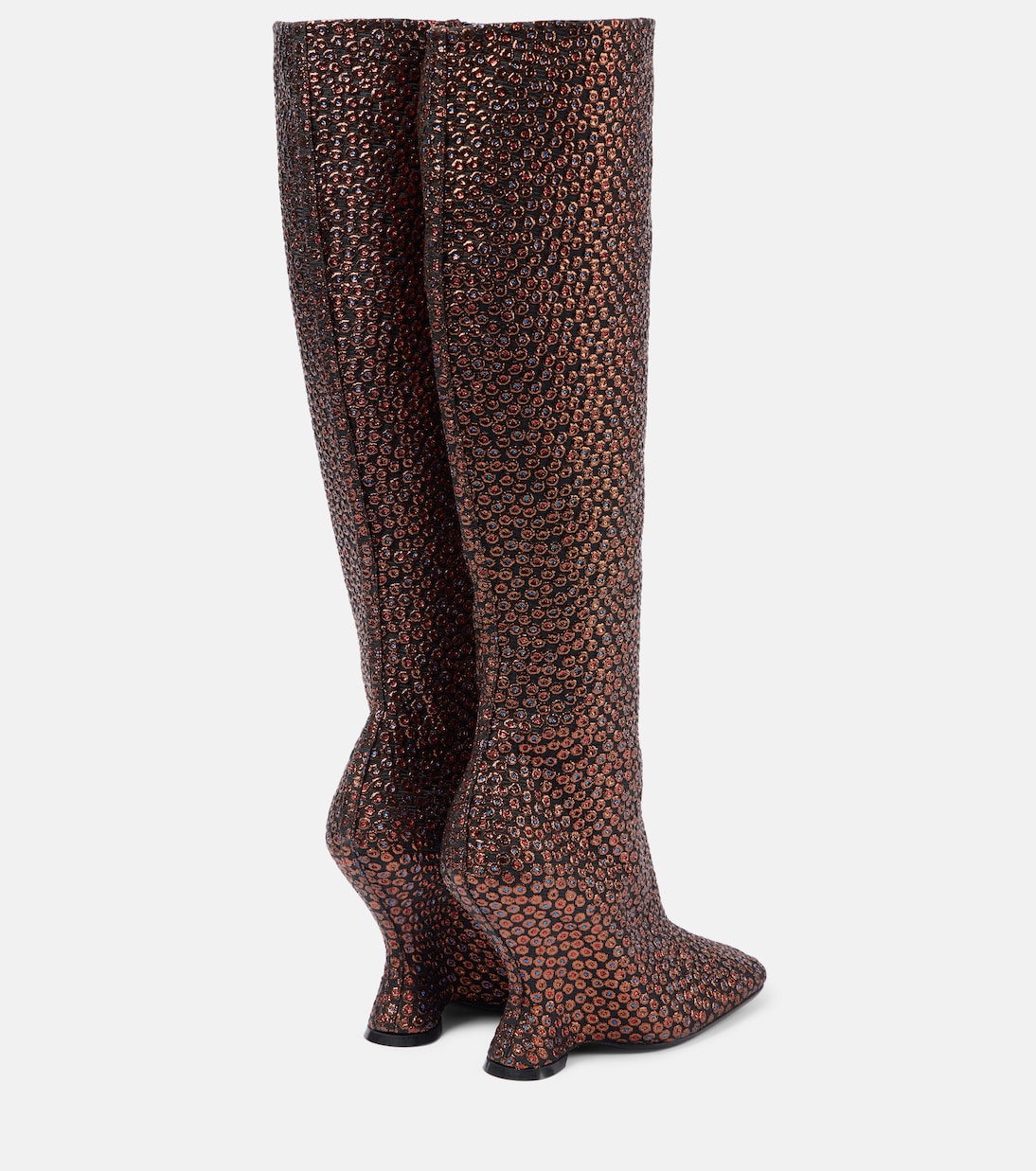 Stiefel 105 aus Jacquard | Dries Van Noten