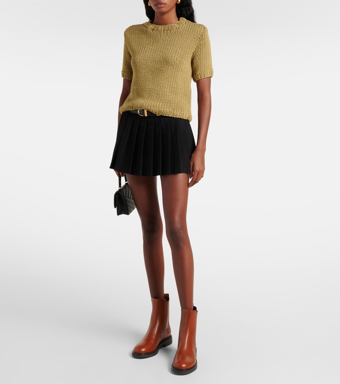 Chelsea Boots T Monogram aus Leder | Tory Burch