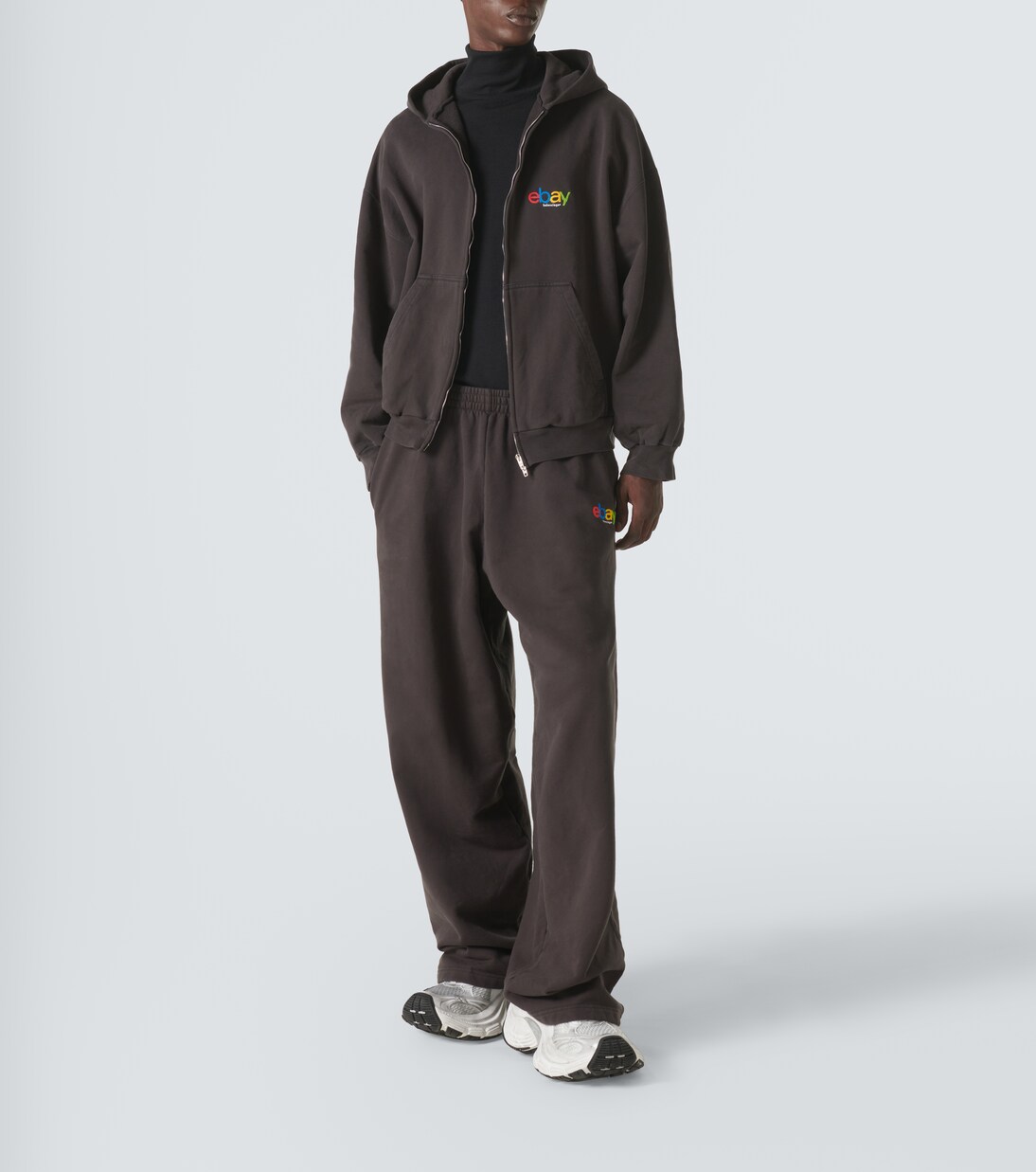 Printed cotton jersey sweatpants | Balenciaga