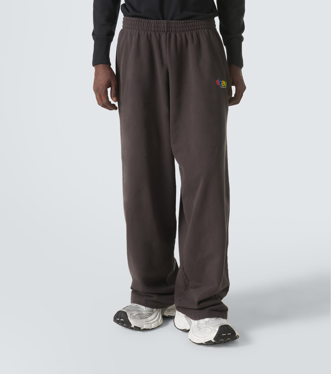 Printed cotton jersey sweatpants | Balenciaga