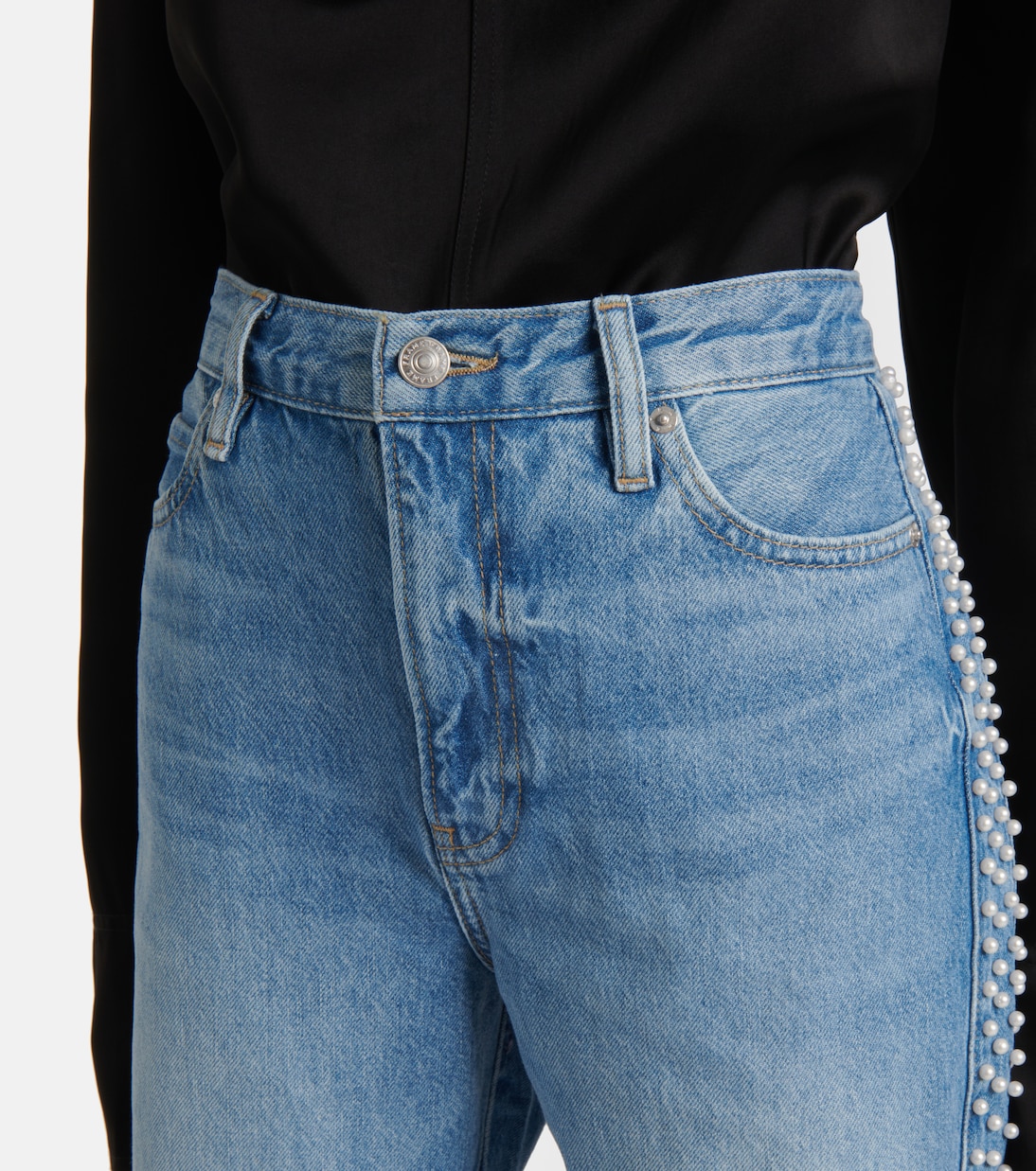Verzierte Cropped Jeans Atelier Le Jane | Frame