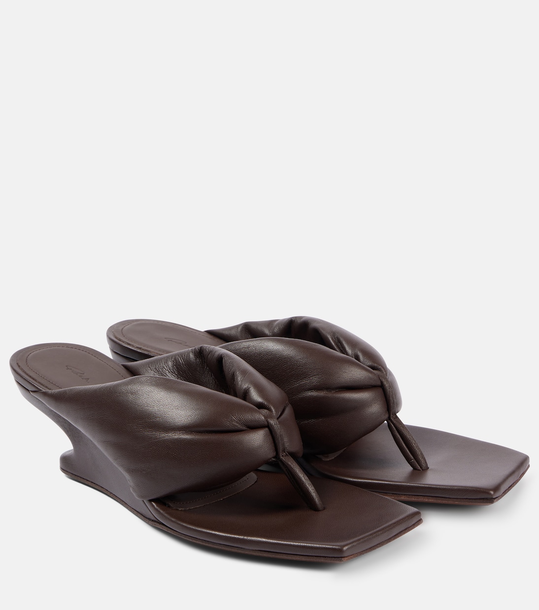 Cantilever 45 leather thong sandals | Rick Owens