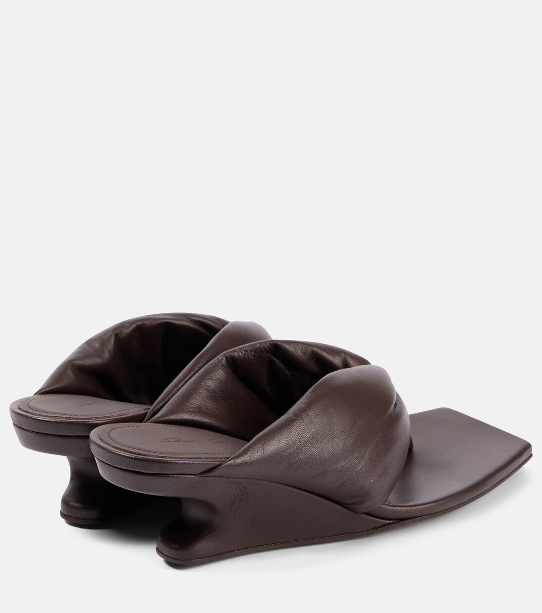 Cantilever 45 leather thong sandals | Rick Owens