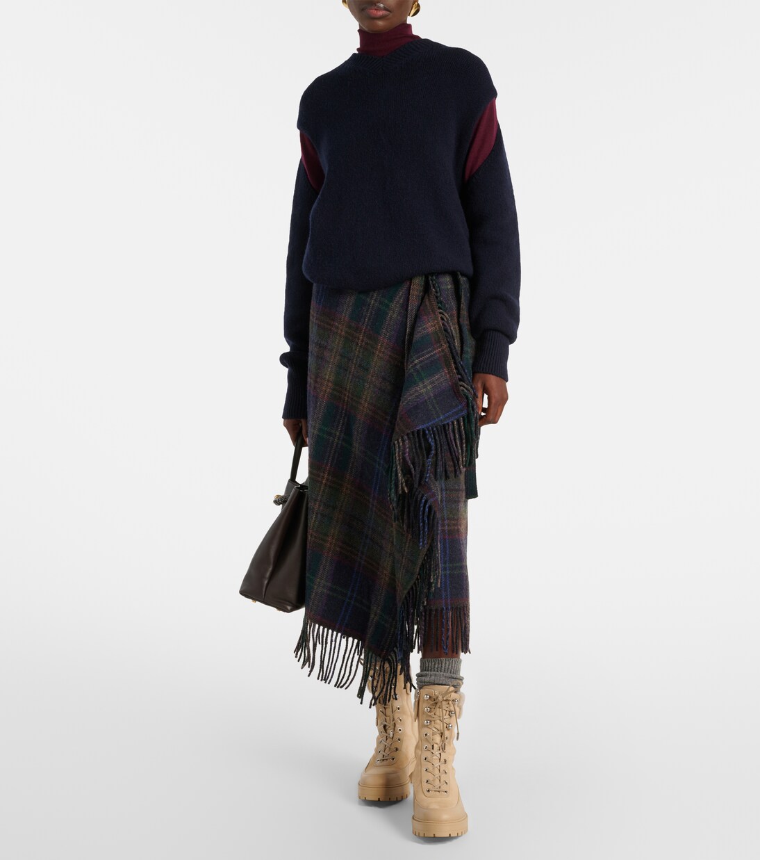 Very Cortina shearling-trimmed ankle boots | Aquazzura