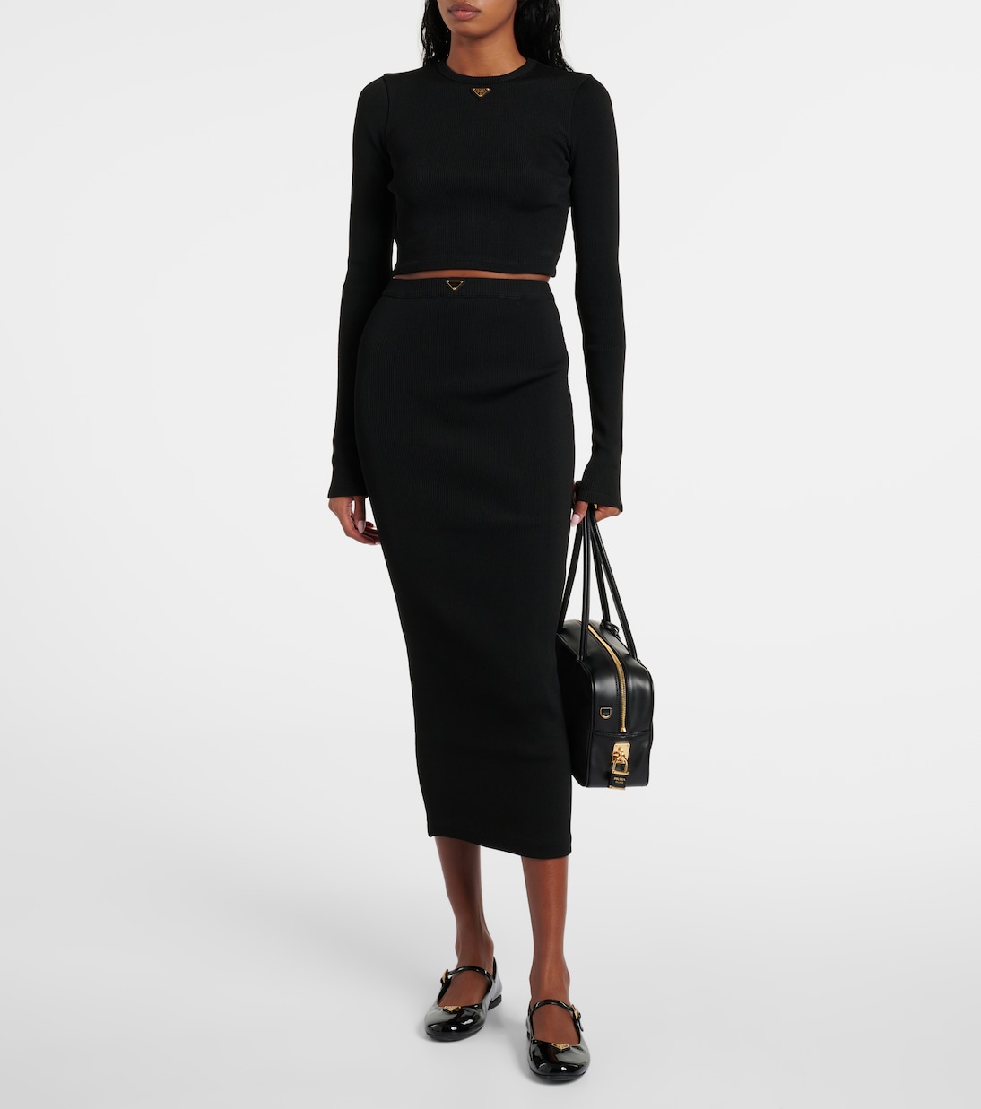 Knitted midi skirt | Prada