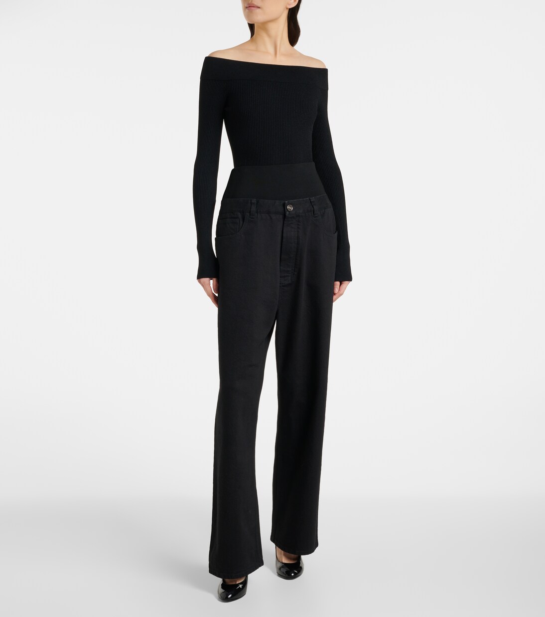 High-Rise Straight Jeans | Alaïa