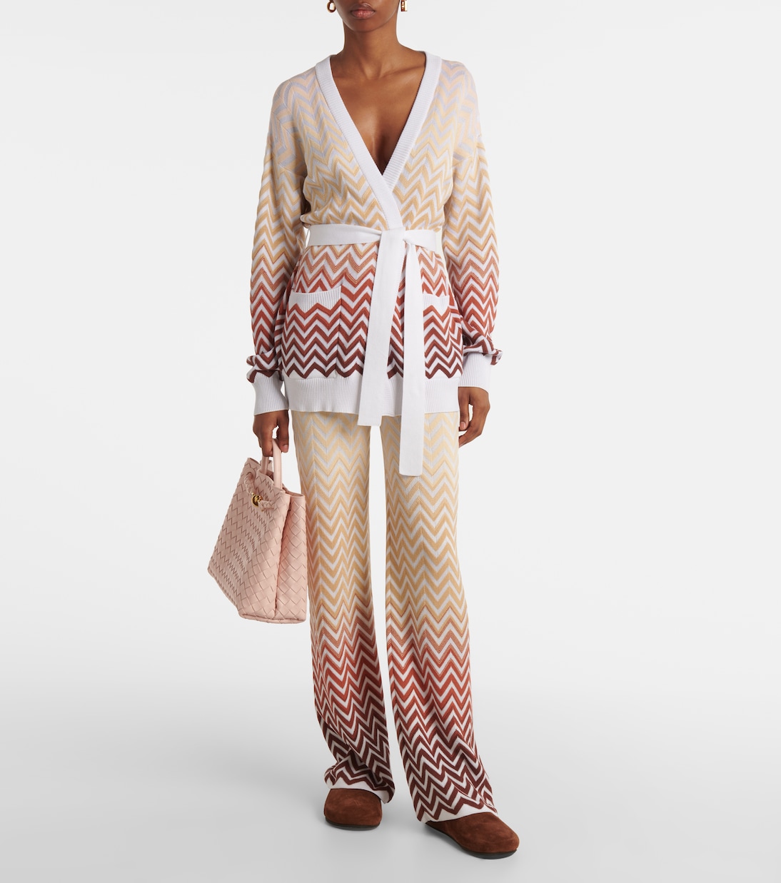 Schlaghose aus Häkelstrick | Missoni