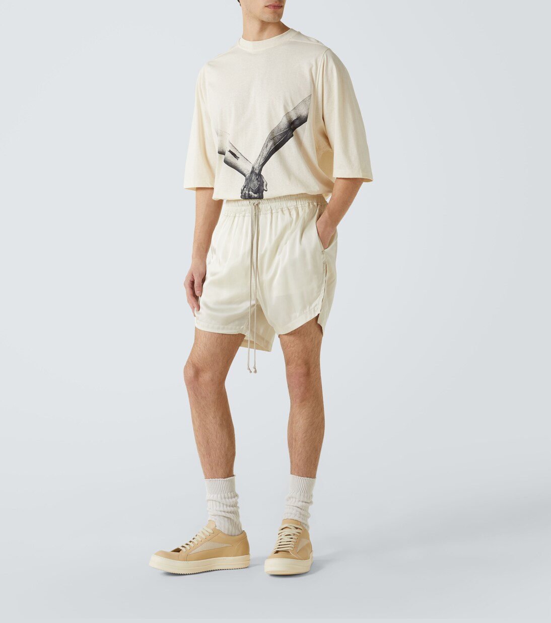 Charmeuse shorts | Rick Owens