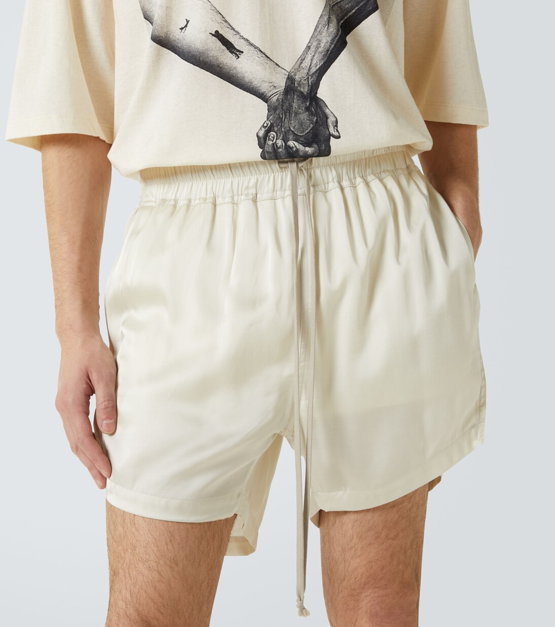 Charmeuse shorts | Rick Owens