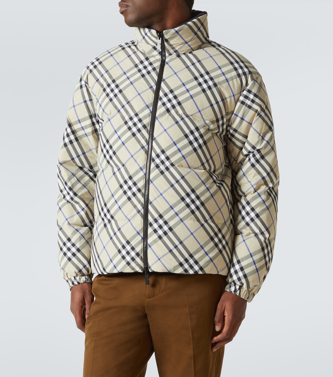 Burberry Check reversible down jacket | Burberry