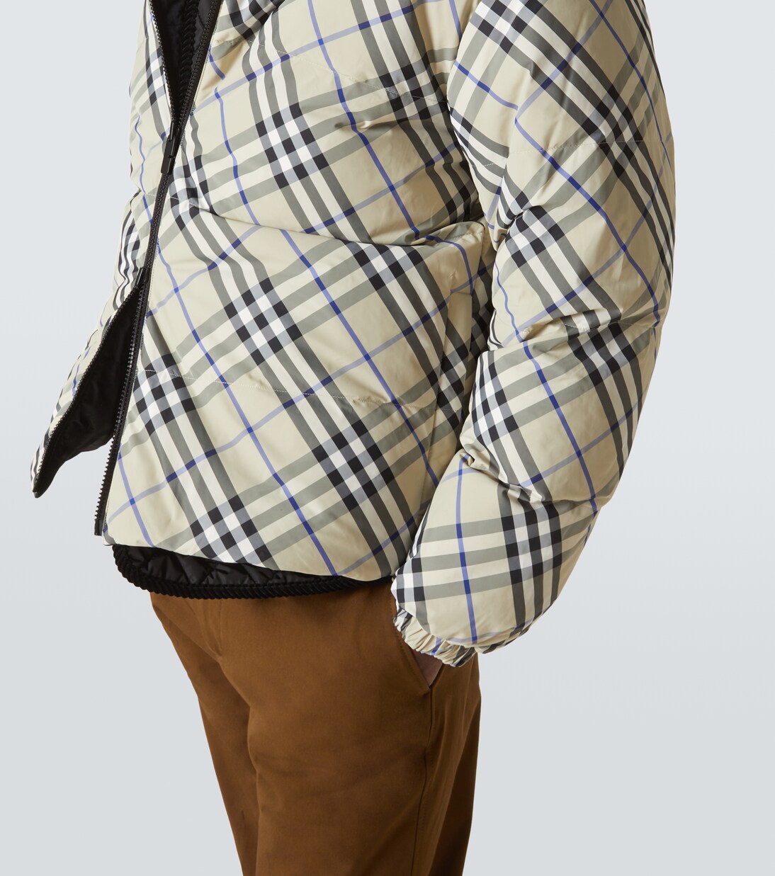 Burberry Check reversible down jacket | Burberry
