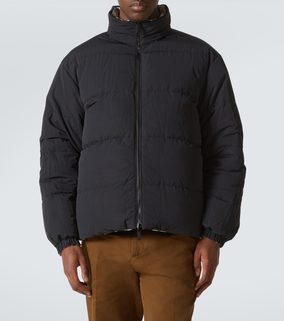Burberry Check reversible down jacket | Burberry