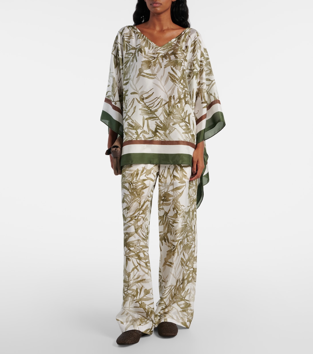 Silk wide-leg pants | Brunello Cucinelli