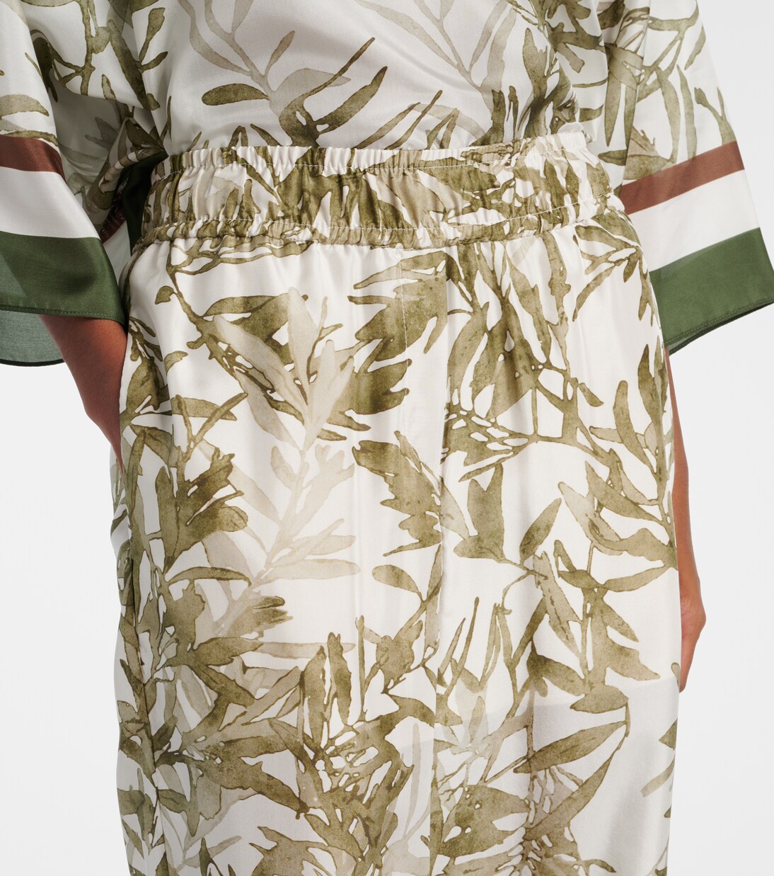 Silk wide-leg pants | Brunello Cucinelli