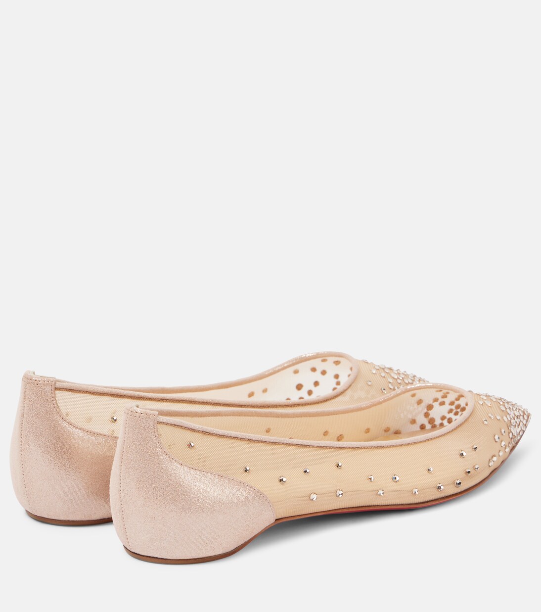 Ballerinas Follies Strass aus Mesh | Christian Louboutin