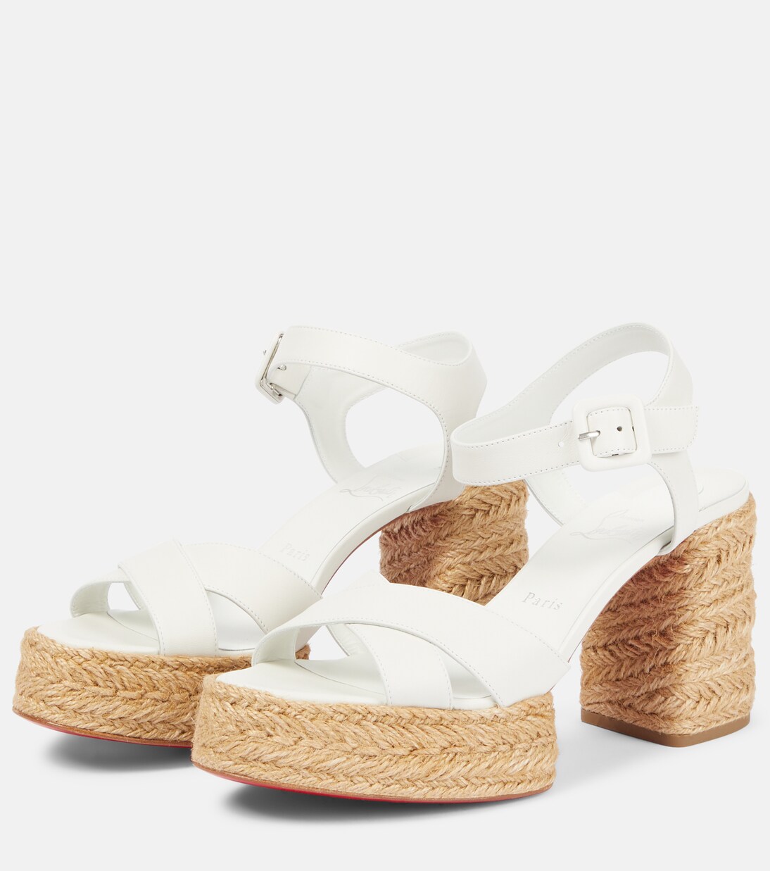 Calakala 70 leather espadrilles | Christian Louboutin