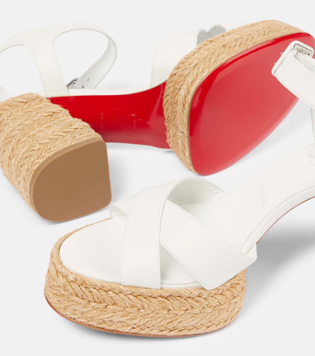 Calakala 70 leather espadrilles | Christian Louboutin