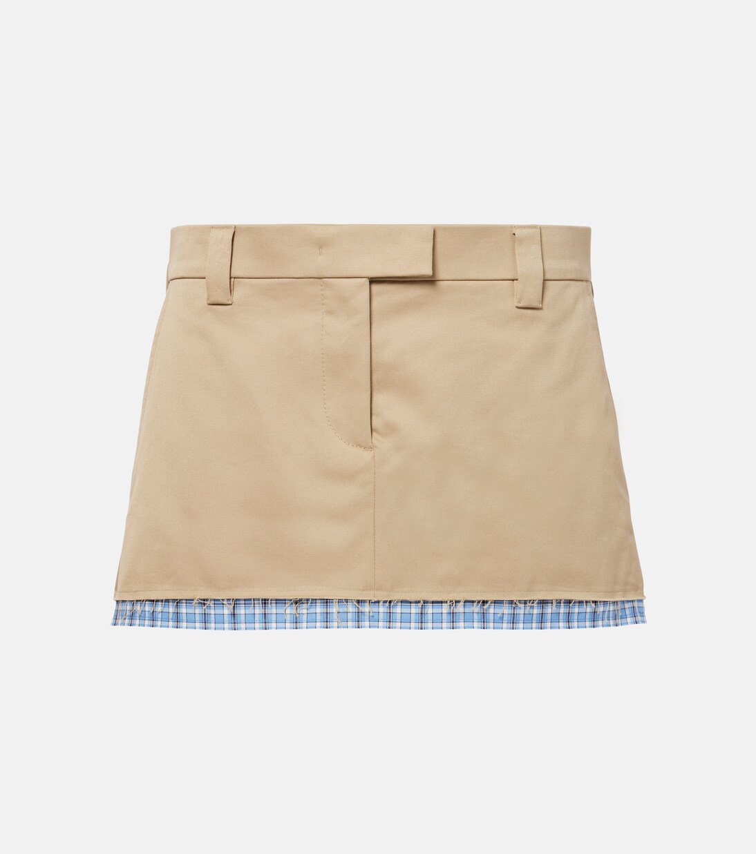 Minifalda de algodón | Miu Miu