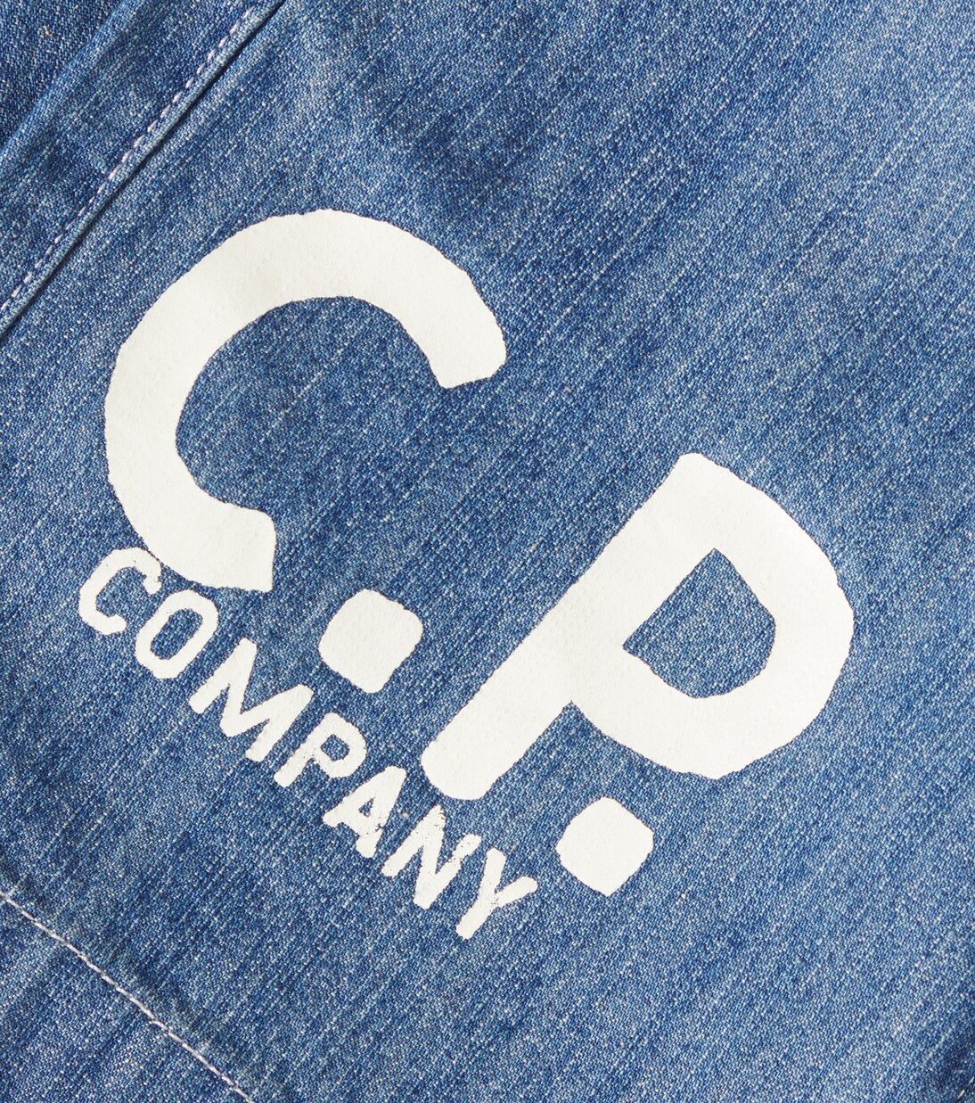 Logo denim shorts | C.P. Company Kids