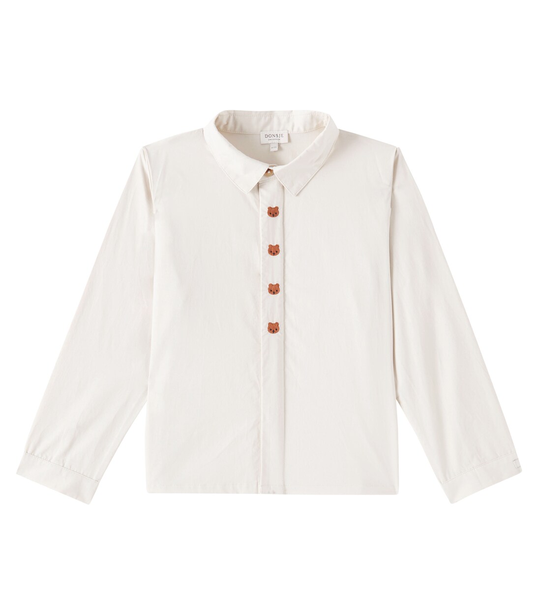 Lauden embroidered cotton shirt | Donsje