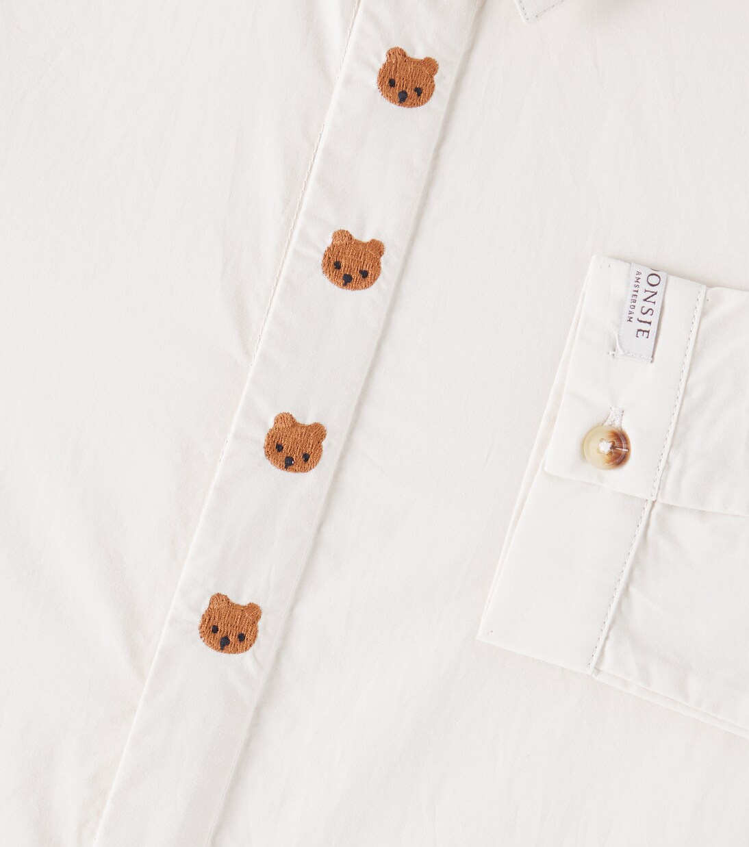 Lauden embroidered cotton shirt | Donsje