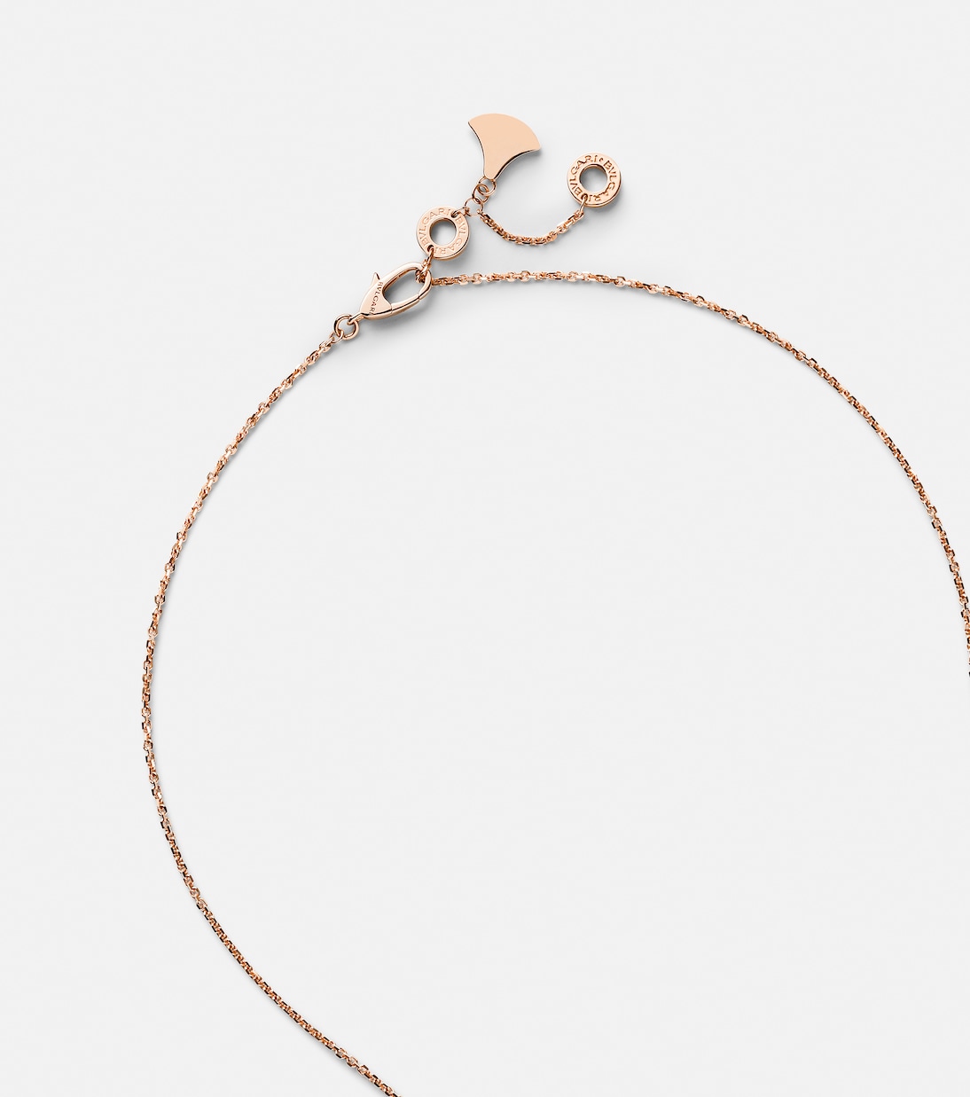 Divas' Dream 18kt rose gold necklace with diamonds and malachite | Bvlgari