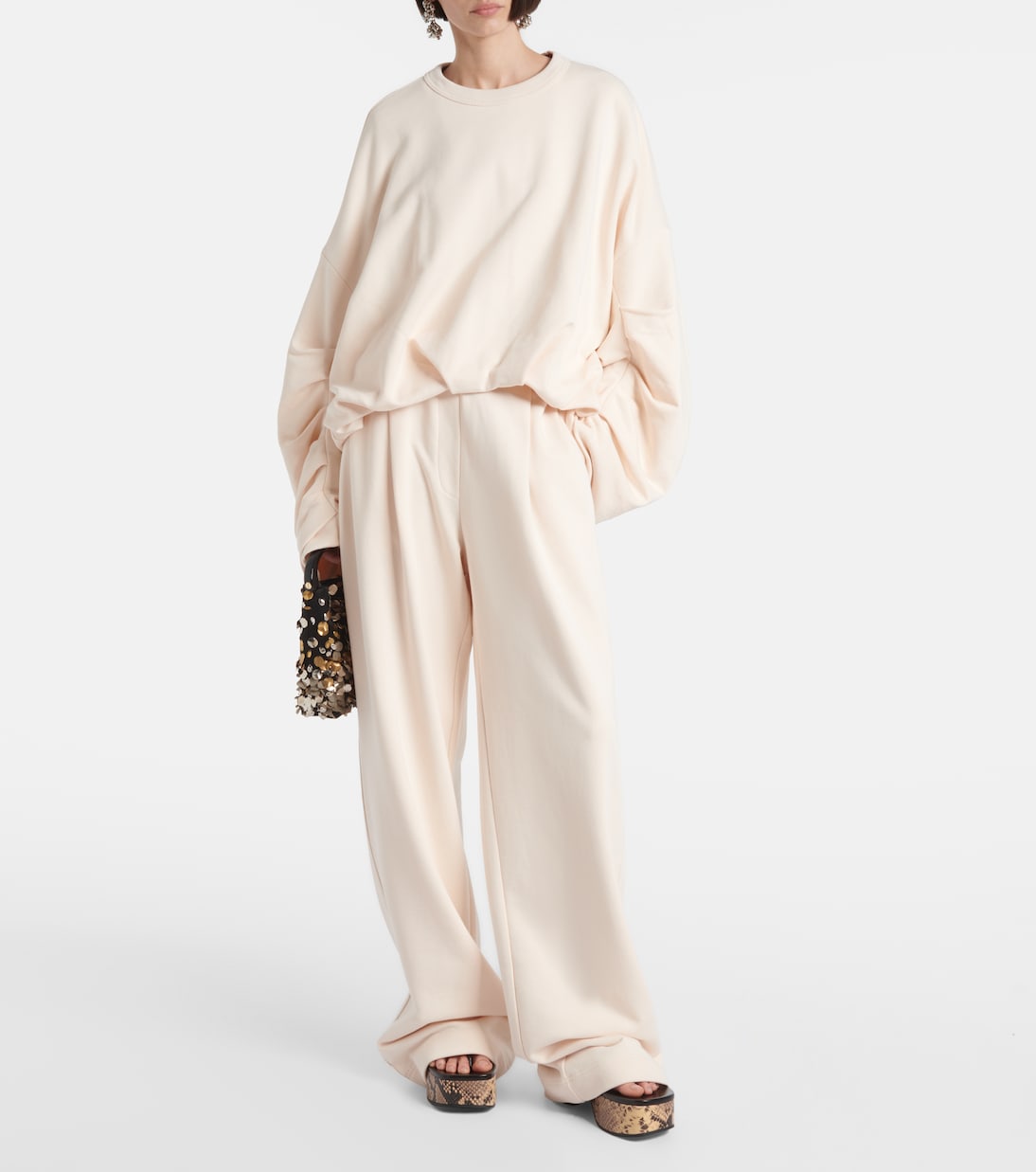 Pantaloni sportivi in jersey di cotone | Dries Van Noten