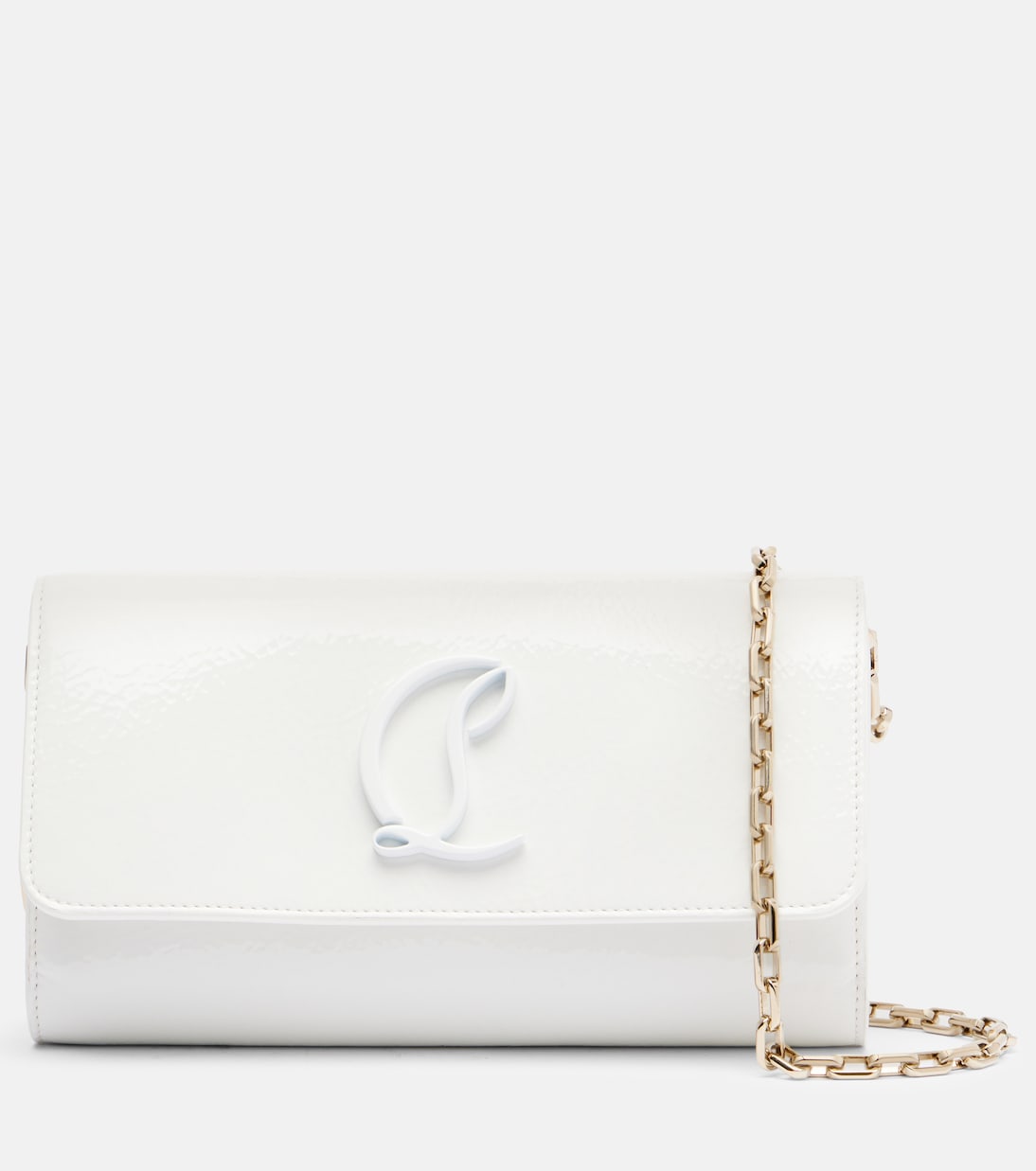 Loubi54 leather clutch | Christian Louboutin