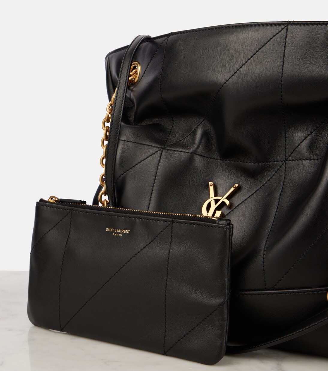 Jamie Shopping Small leather tote bag | Saint Laurent