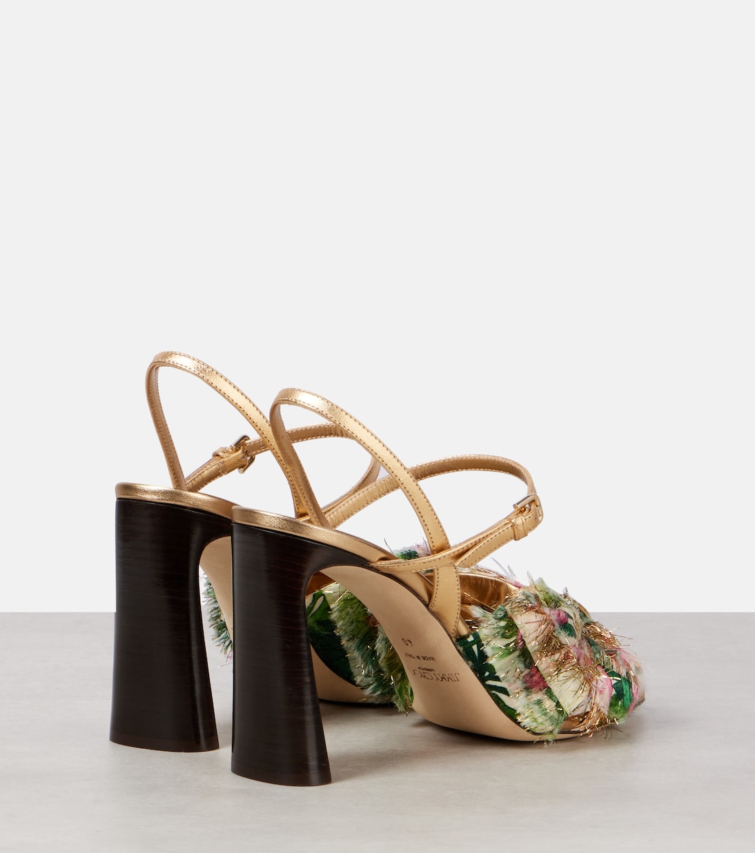 Sandalen Annika 95 aus Metallic-Leder | Jimmy Choo