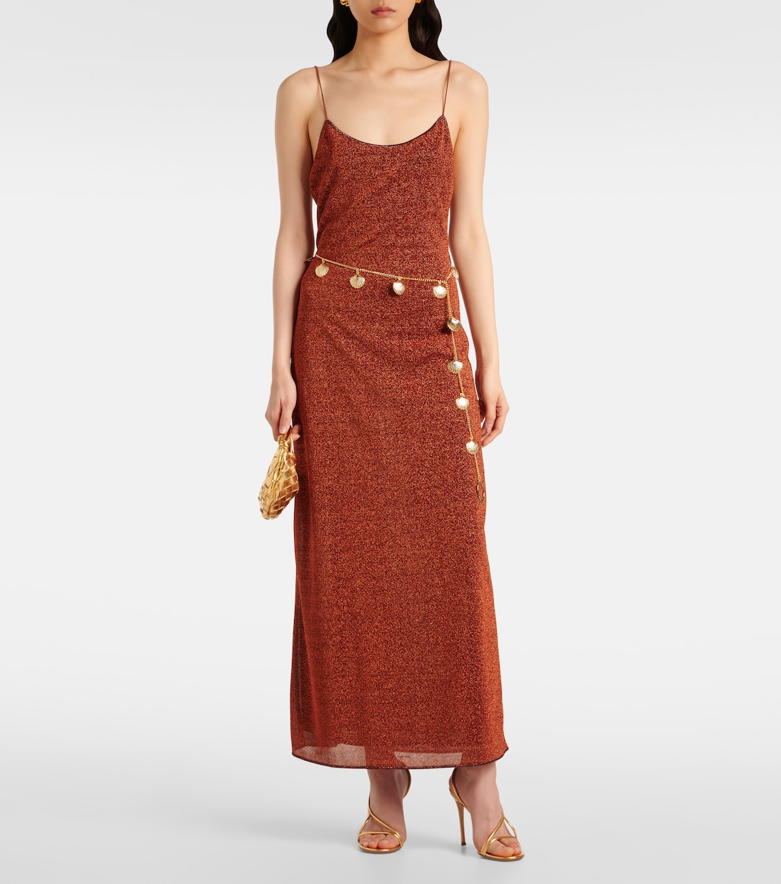Lumière belted maxi dress | Oséree