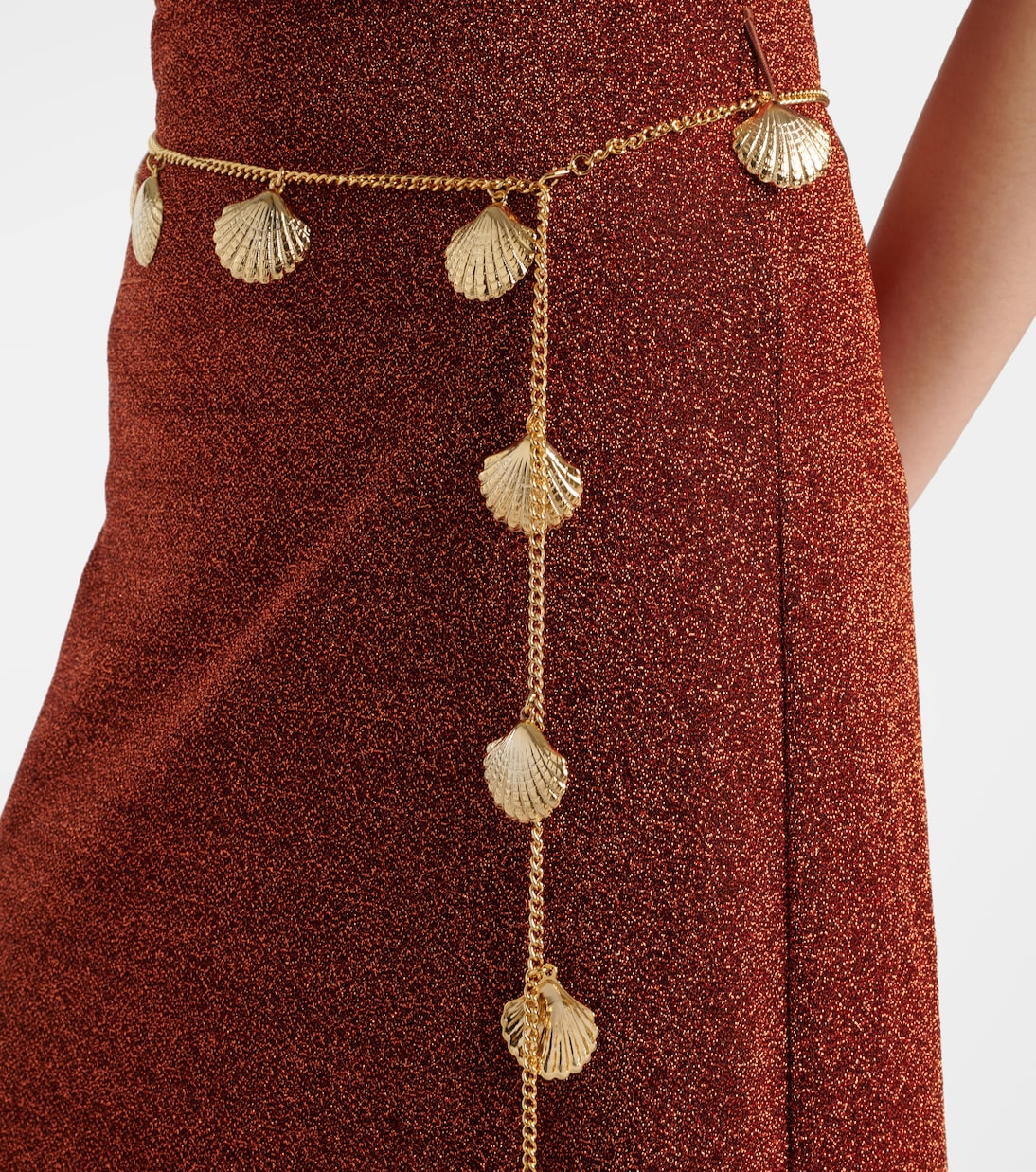 Lumière belted maxi dress | Oséree