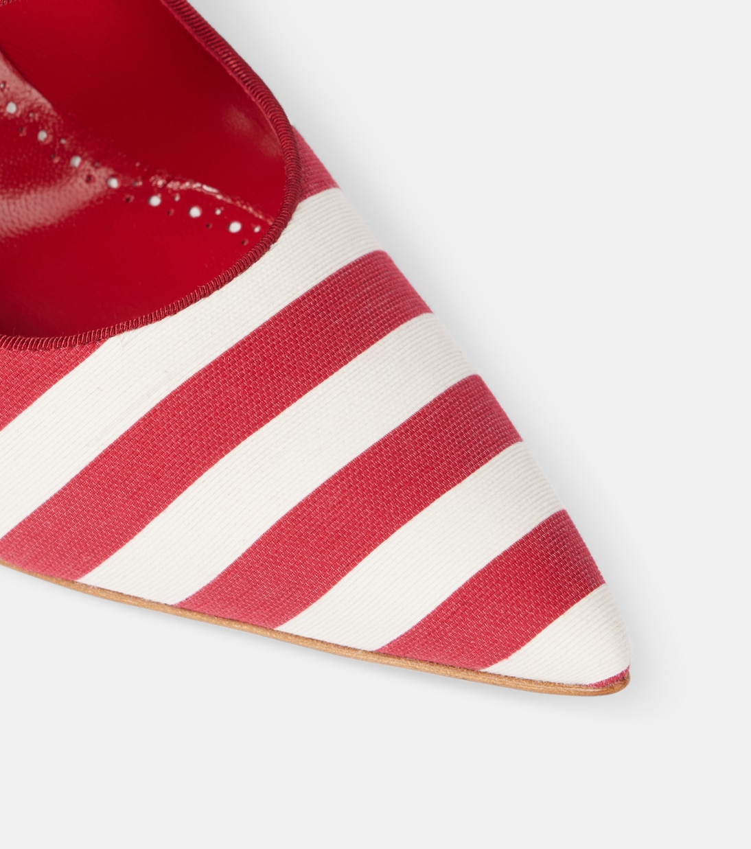 Escarpins Mary Jane Campari rayés | Manolo Blahnik