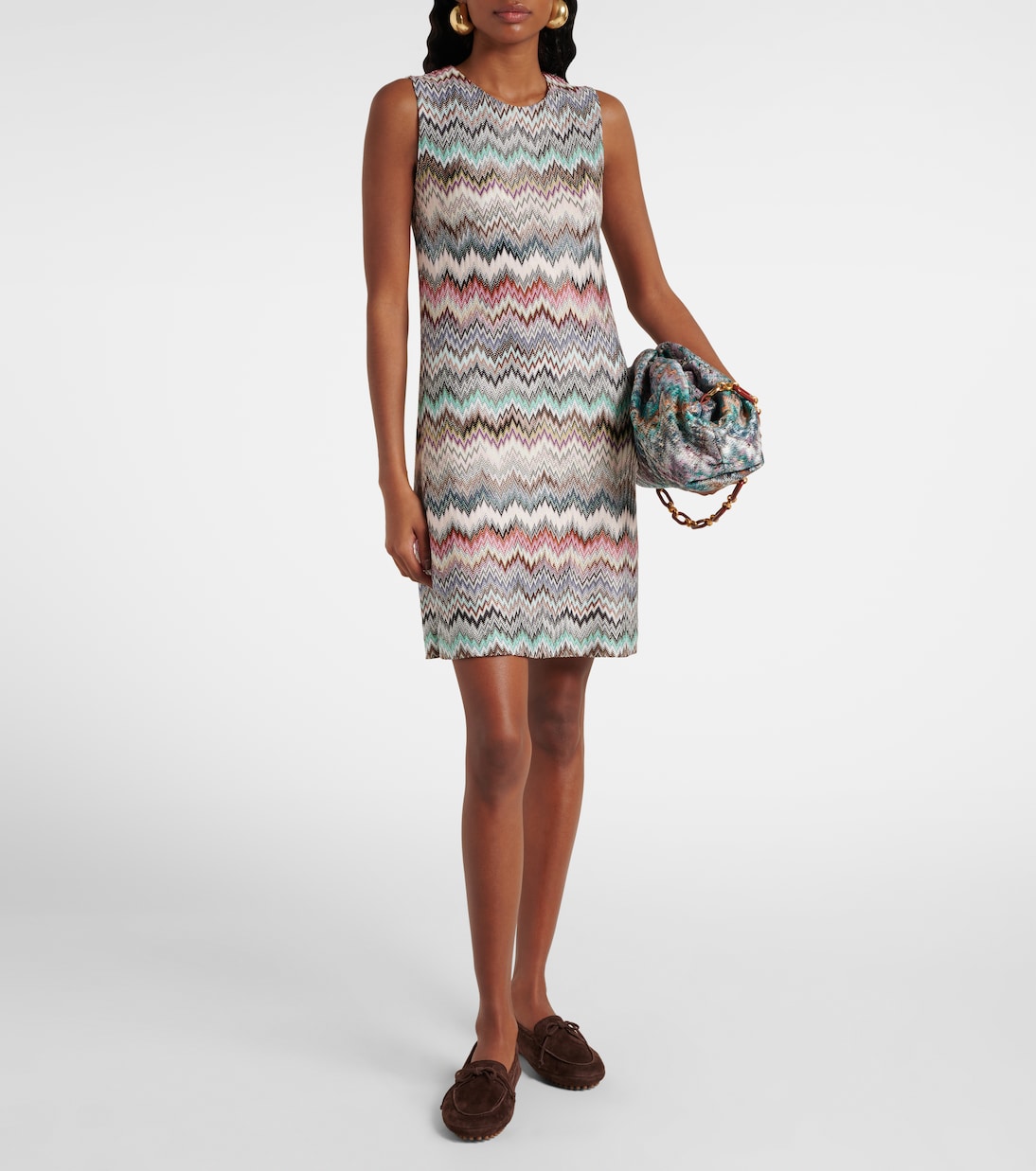 Minikleid aus Häkelstrick | Missoni