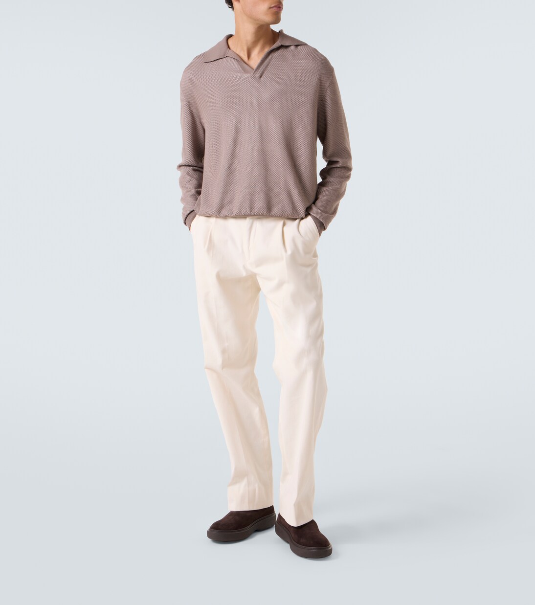 Ankle Boots aus Veloursleder  | Giorgio Armani